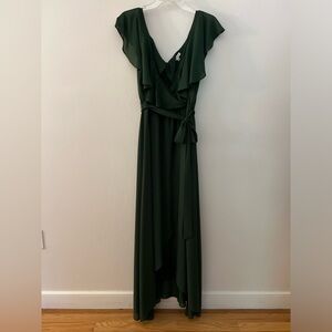 Barely-Worn Baltic Born Katya Ruffle Maxi Dress